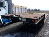 1986 Trail King apx 40' Dove Tail Trailer w/electric wench, #GM008444