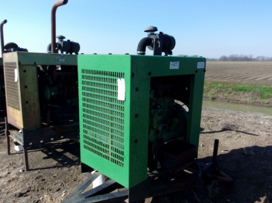 John Deere 4D80 Power Unit & Trailer, #653681