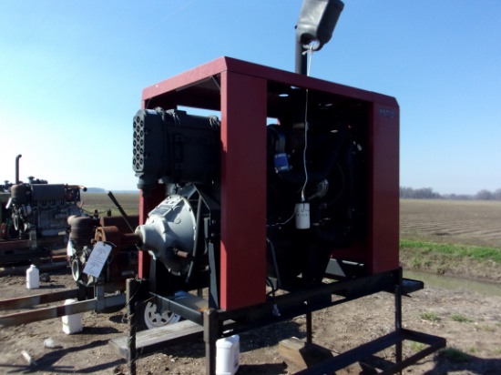 Case-IH P170 Power Unit & Stand, showing apx 5997 hrs, #0026882