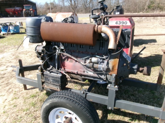 Deutz 6 cyl Power Unit & Trailer, showing apx 15456 hrs, #8708129