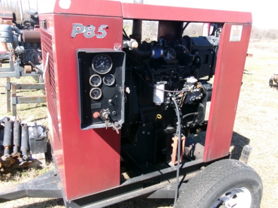 Case-IH P85 Power Unit & Trailer, showing apx 6544 hrs, #0024789