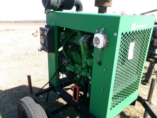 John Deere 4045R Power Unit & Trailer, #933641