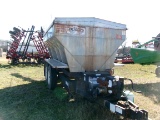Adams tandem axle Alum Tender Cart w/rear auger, w/Kohler engine