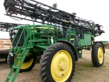 John Deere 4730 Sprayer, apx 2170 hrs, apx 90' booms, apx 800 gal poly tank, #0018359