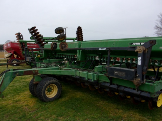 John Deere apx 20' 750 No-Till Drill, w/front dolly, #016844