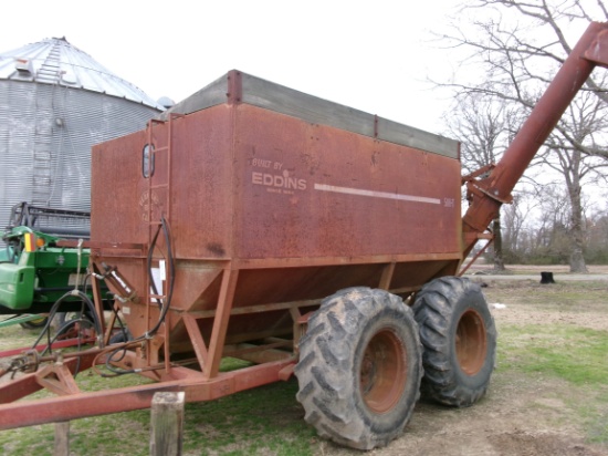 Eddins 500 bu tandem axle Grain Cart