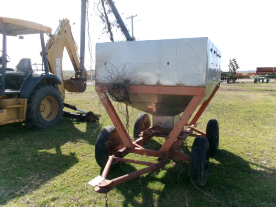 McCall Gravity Flow Stainless Cart w/auger