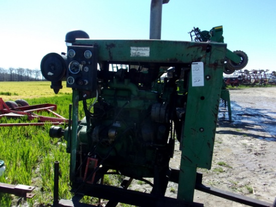 John Deere 4039T Power Unit & Trailer, #370989