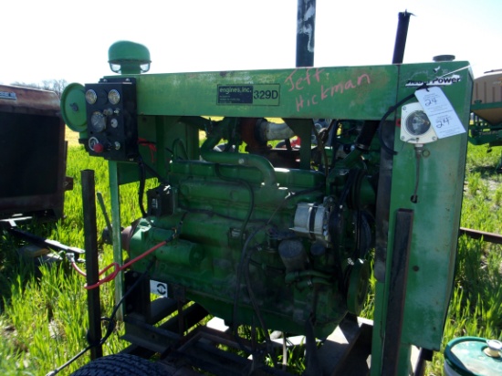 John Deere 6059T Power Unit & Trailer, #311366