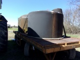 2 - apx 1600 gal Water Tanks on flatbed trailer