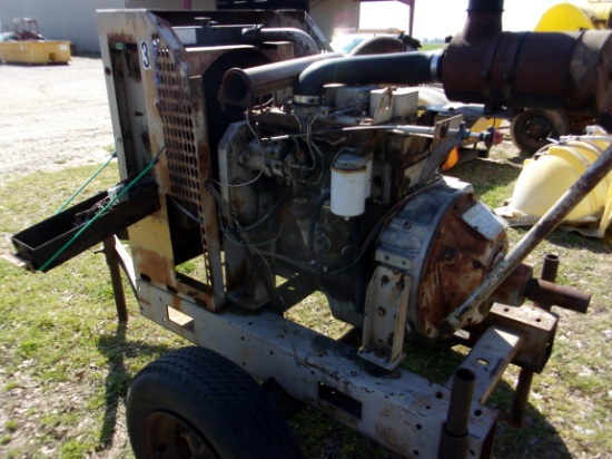 Cummins 4 cyl Power Unit & Trailer, #44239846 (Salvage)