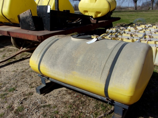 Apx 300 gal Tank & Rack