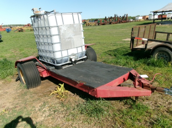 Single Axle Trailer & Tote w/Pump