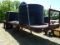 Fruehauf Flat Bed Trailer w/2 apx 1200 gal Poly Tanks & Pump
