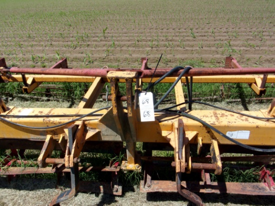 W & A 8 row wide 3 pt Hyd Fold Do-All w/Front Busters, Choppers, w/Flat Bar Tumblers