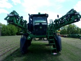 John Deere R4038 Sprayer w/apx 1000 gal stainless steel tank, apx 120' booms, apx 4416 hrs, #11491