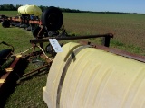 3 pt Broadcast Hooded Sprayer w/apx 300 Gal Poly Tank