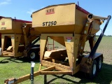 KBH ST-250 Tandem Axle Gravity Flow Seed Cart w/Motor, #ST00832