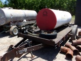 Tandem Axle Trailer, Tank & Pump