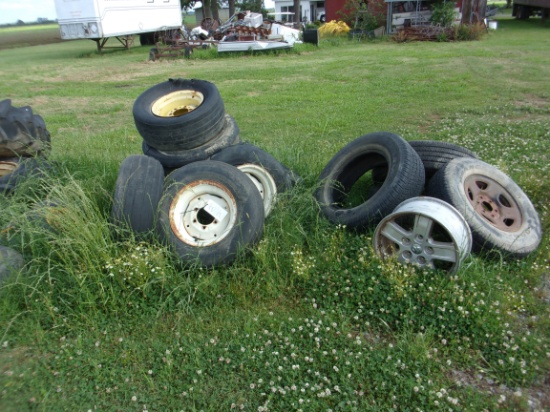Lot Misc Tires & Rims