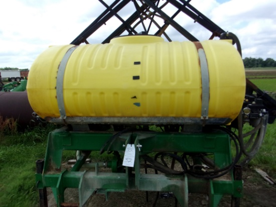 3 pt Hyd Fold Sprayer w/apx 60' Booms w/apx 300 gal Poly Tank