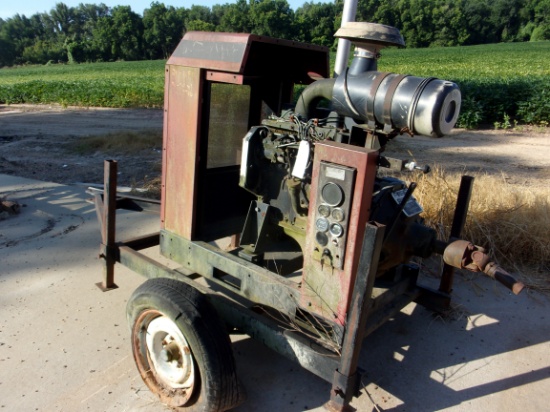 Case-IH 4390 Power Unit & Trailer, salvage, #JA0003131