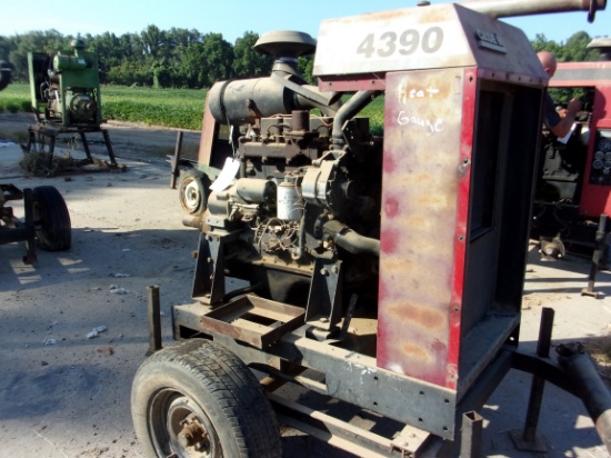 Case-IH 4390 4 cyl Power Unit & Trailer, salvage, #JA0007312