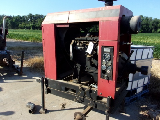 Case-IH 4390 4 cyl Power Unit & Trailer, salvage, #JA0003577