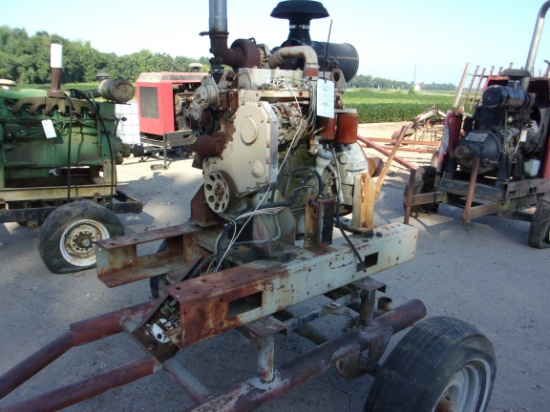 Cummins 4 cyl Power Unit & Trailer, salvage, #44750414