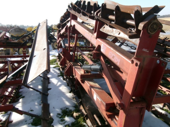 Wil-Rich mdl 1403 Hyd Fold Do-All w/choppers, 5 bar spike harrow, level board