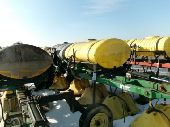 Red Ball 420 12 row 38" Hyd Fold Bullet Hood Sprayer w/twin poly tanks