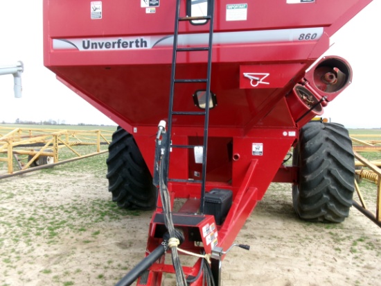 Unverferth 860 Grain Cart w/roll tarp