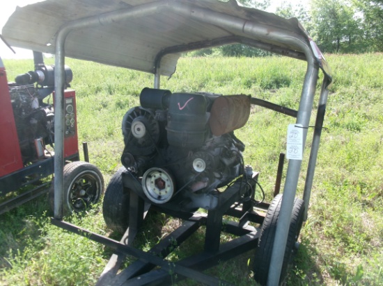 Deutz 4 cyl Power Unit, Trailer & Shed