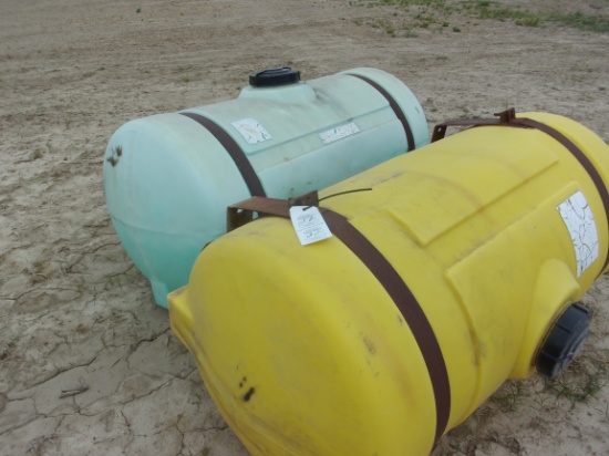 2 apx 200 gal Poly Tanks