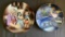 PINOCCHIO AND PETER PAN PAINTED PLATES