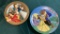 BEAUTY AND THE BEAST PAINTED PLATES