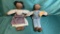 BLACK AMERICANA FOLK ART RAG DOLLS