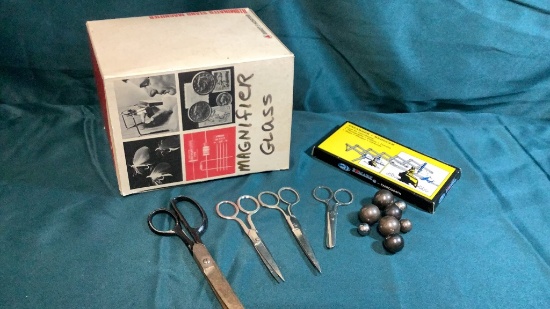 SHEARS, SCISSORS AND MAGNIFIERS