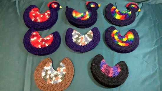 CROCHET POT HOLDERS