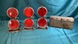 VINTAGE EMERGENCY REFLECTORS