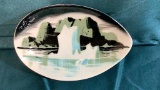 ALSKAN ARTIST ORIGINAL SIGNED TRINKET DISH