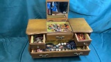 MINIATURE MUSICAL JEWELRY DRESSER