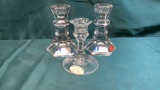 CRYSTAL CANDLESTICKS