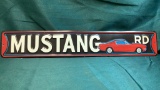 MUSTANG TIN SIGN