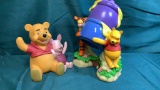 WINNIE THE POOH BANK AND CUP DISPENSER