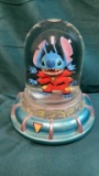 STITCH SPACESHIP SNOW GLOBE