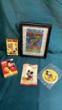 VINTAGE MICKEY MOUSE PATCHES AND COLLECTABLES