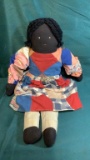 BLACK AMERICANA FOLK ART RAG DOLL