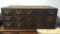 ANTIQUE LIBRARY CARD CATALOG