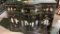 ASIAN BLACK LACQUER BOW FRONT SIDEBOARD